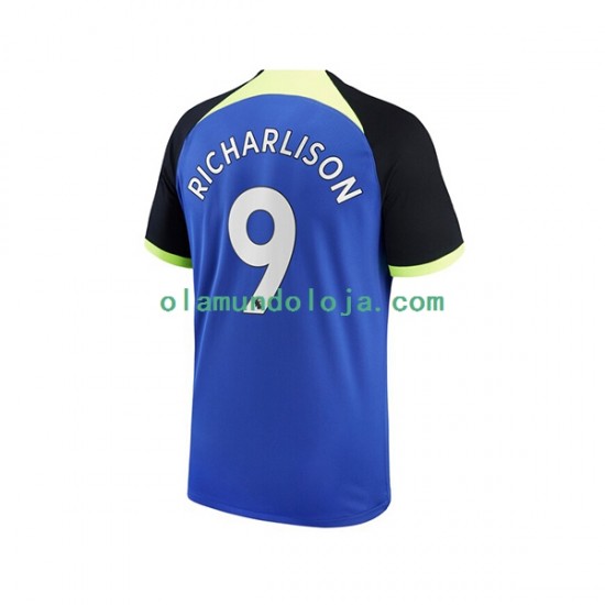 Camisola Tottenham Hotspur Richarlison 9 Homem Equipamento Segundo 2022-2023 Manga Curta